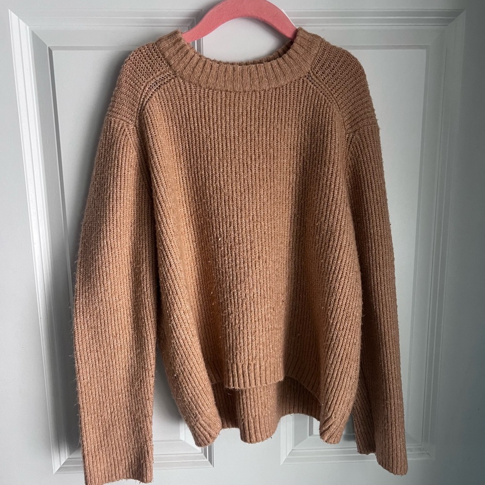 Cozy Tan Kids Sweater